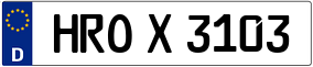 Truck License Plate